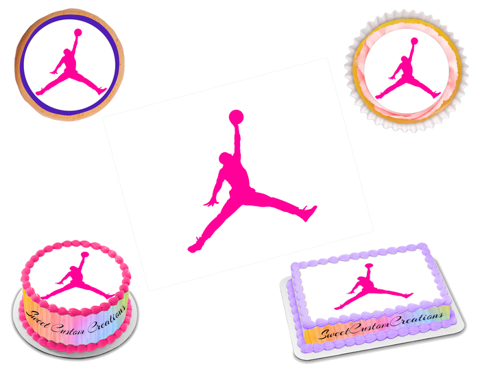 Jordan Jumpman Edible Image Frosting Sheet #30 (80+ sizes)