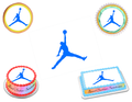 Jordan Jumpman Blue Edible Image Frosting Sheet #8 (70+ sizes)