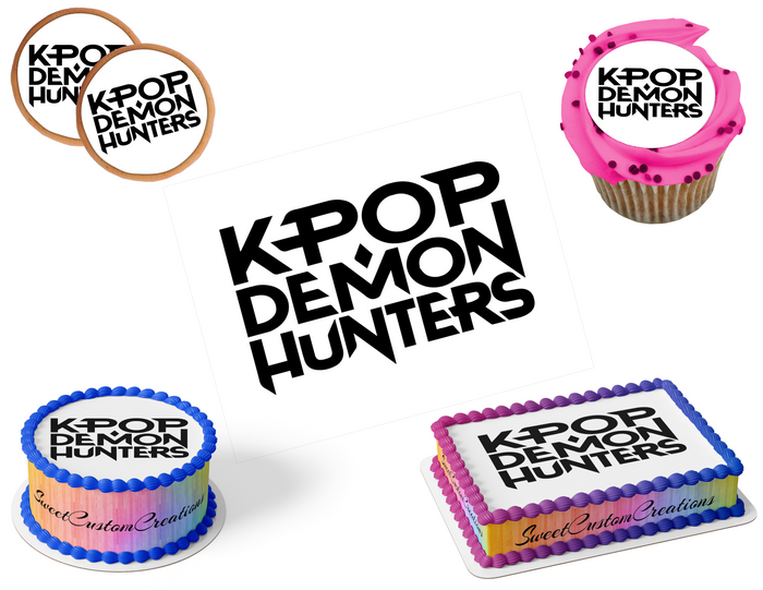 K-Pop Demon Hunters Edible Image Frosting Sheet #119 (80+ sizes)