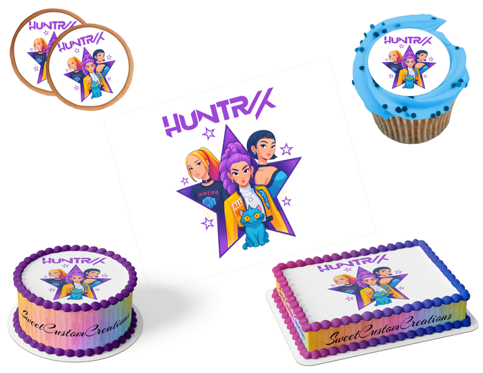 K-Pop Demon Hunters Edible Image Frosting Sheet #39 (80+ sizes)
