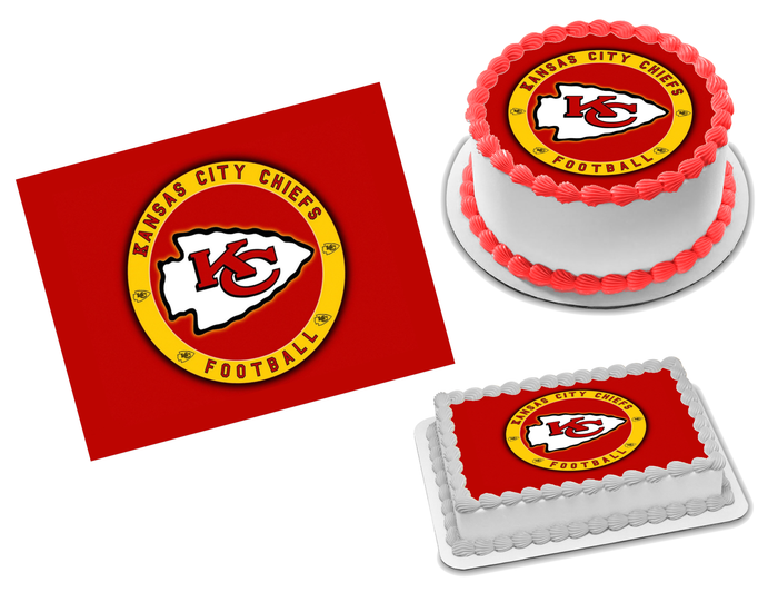 Kansas City Chiefs Edible Image Frosting Sheet #26 (70+ sizes)