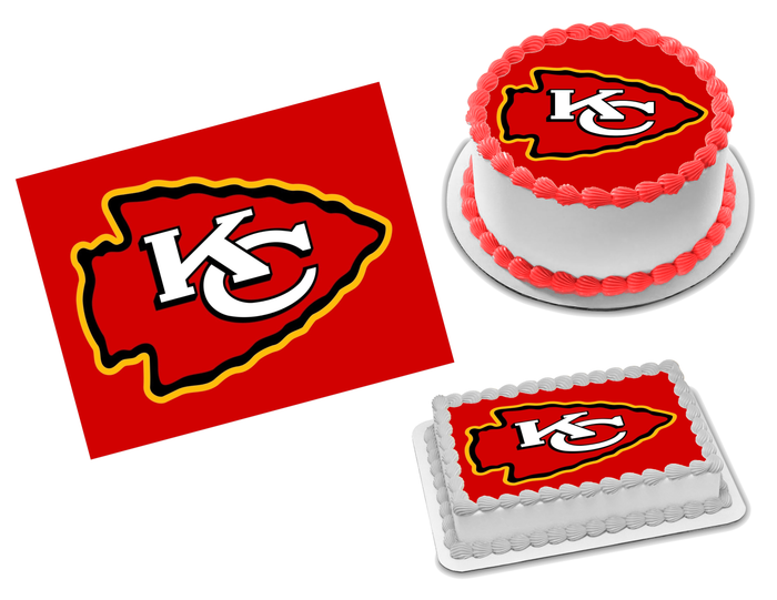 Kansas City Chiefs Edible Image Frosting Sheet #36 (70+ sizes)
