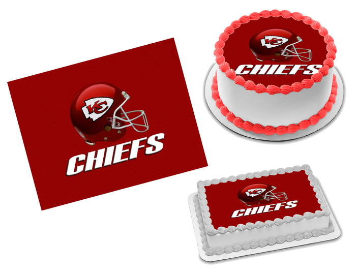 Kansas City Chiefs Edible Image Frosting Sheet #38 (70+ sizes)