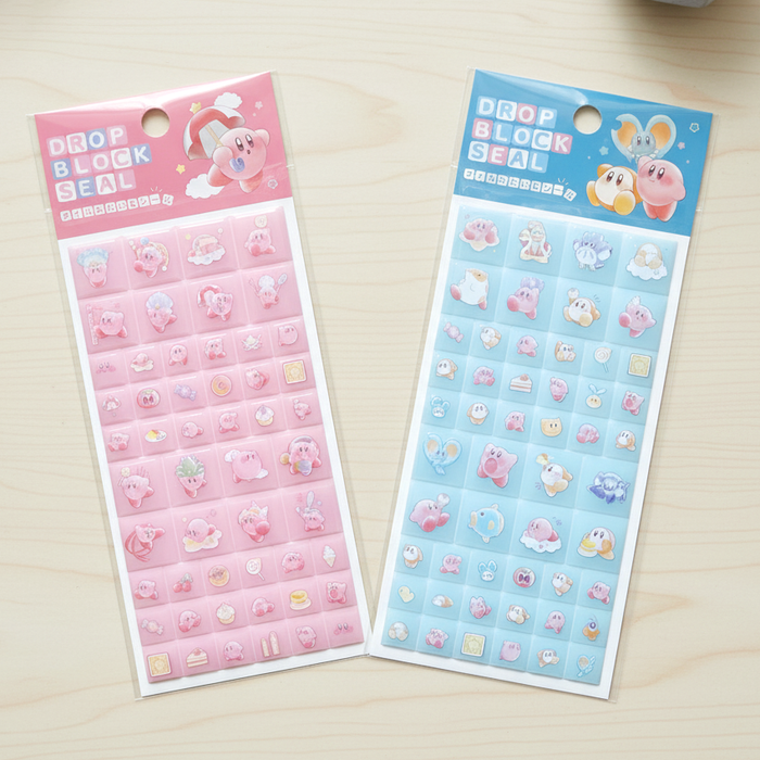Kirby Drop 3D Block Stickers