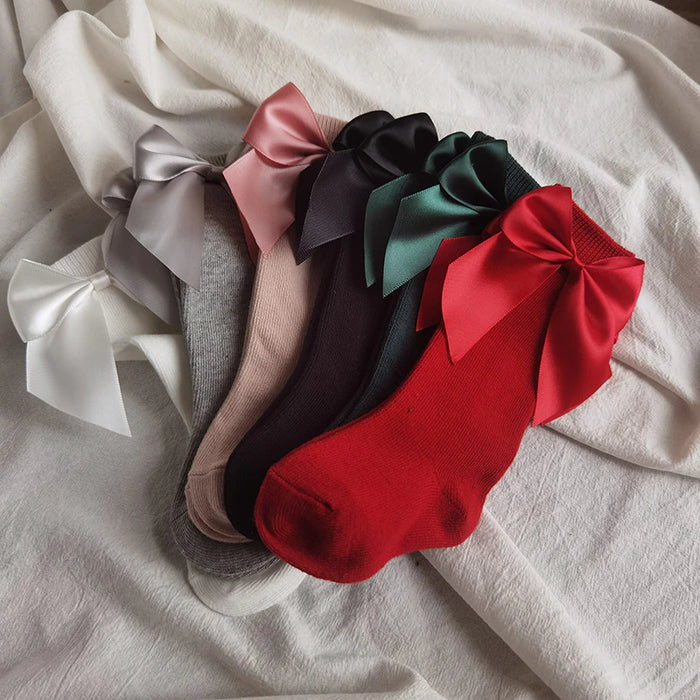 Knee High Long  Baby Girls Socks