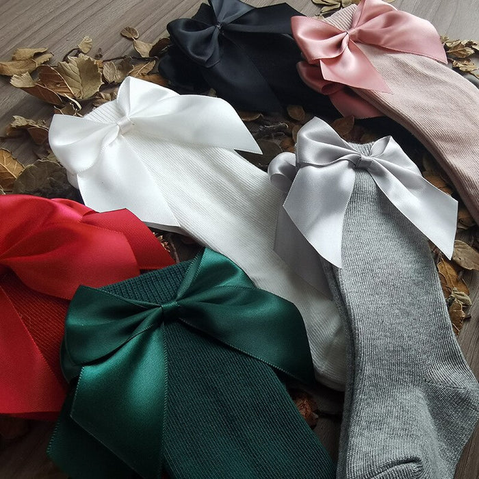 Knee High Long  Baby Girls Socks