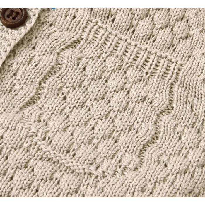 Knitted Romper with Bonnet - Cozy Nursery