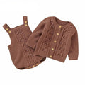 Knitted Sweater Romper Set - Cozy Nursery