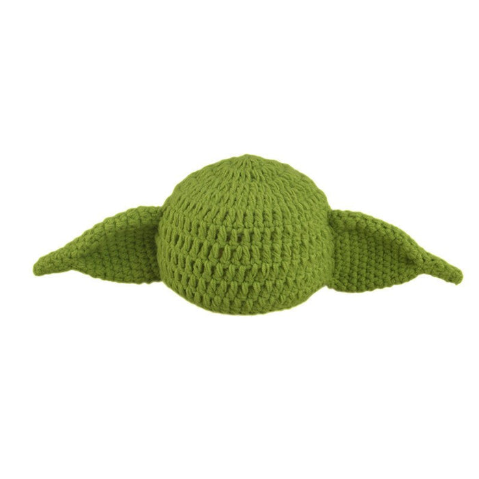 Knitted Yoda Newborn Costume - Cozy Nursery