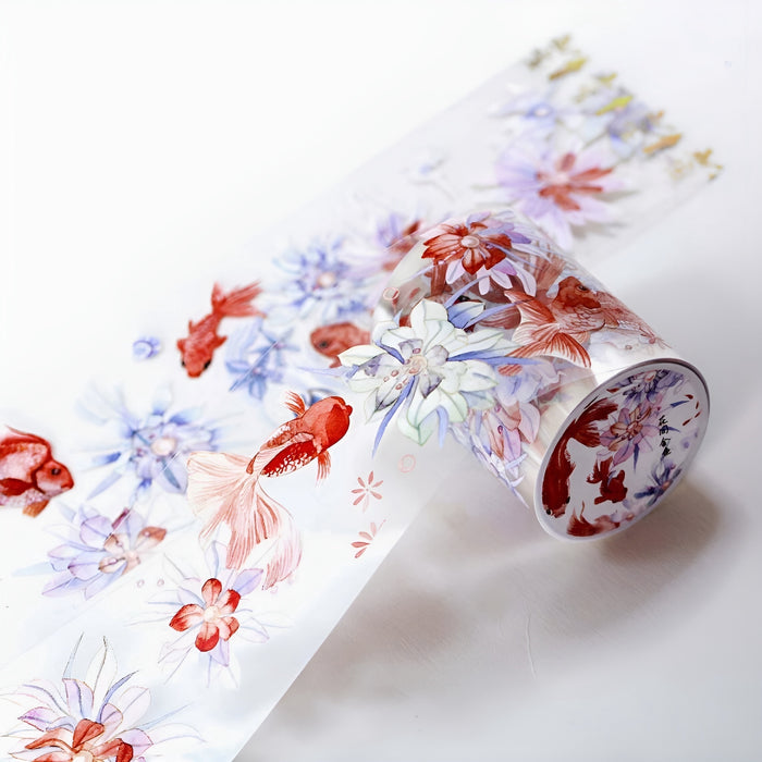 Koi Pond Fantasia Clear Washi Tape