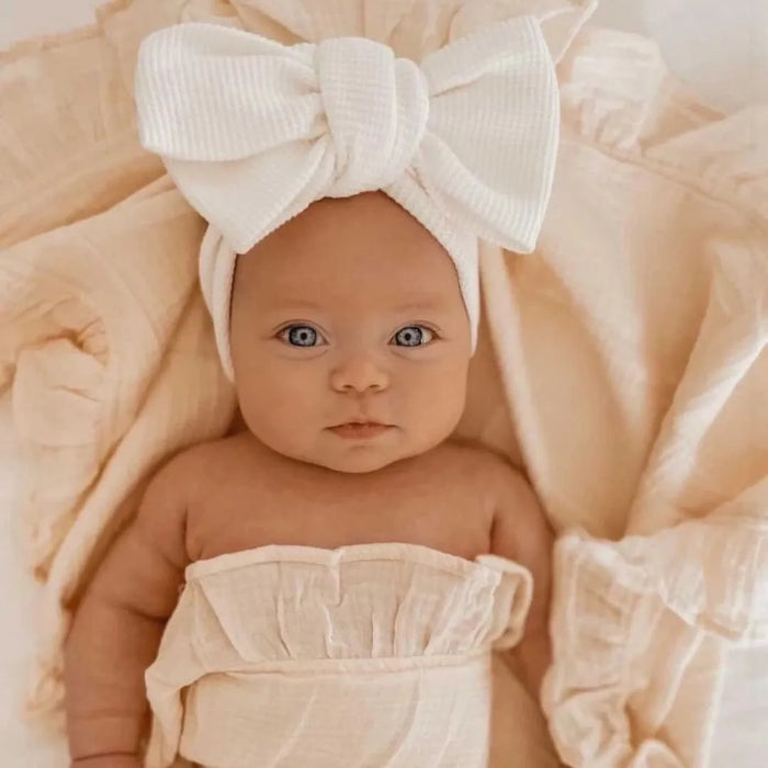Large Summer Infant Hair Bows - Cozy Nursery