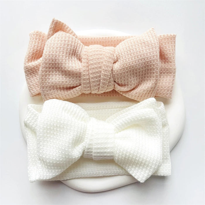 Large Summer Infant Hair Bows - Cozy Nursery