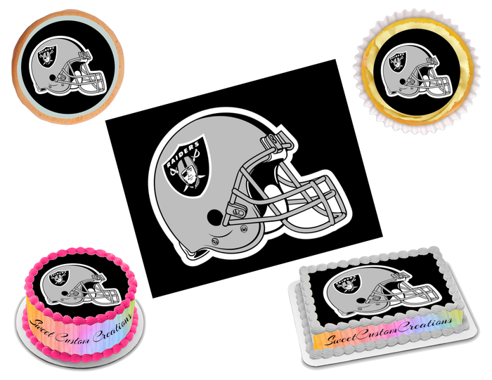 Las Vegas Raiders Edible Image Frosting Sheet #23 (70+ sizes)