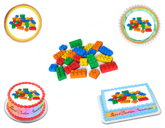 Legos Edible Image Frosting Sheet #3 (70+ sizes)