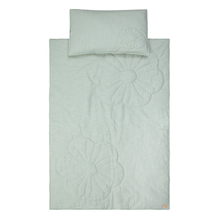 Linen bloom child bedding set
