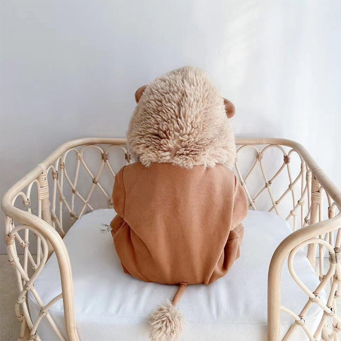 Lion Baby Romper - Cozy Nursery