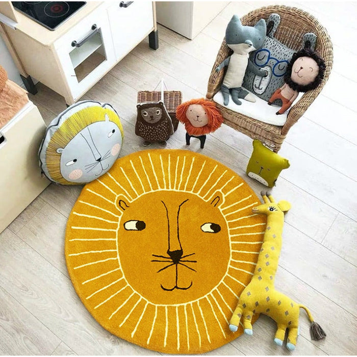 Lion Rug Nursery - Cozy Nursery