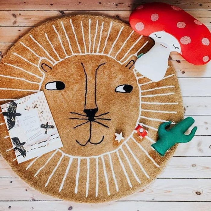 Lion Rug Nursery - Cozy Nursery