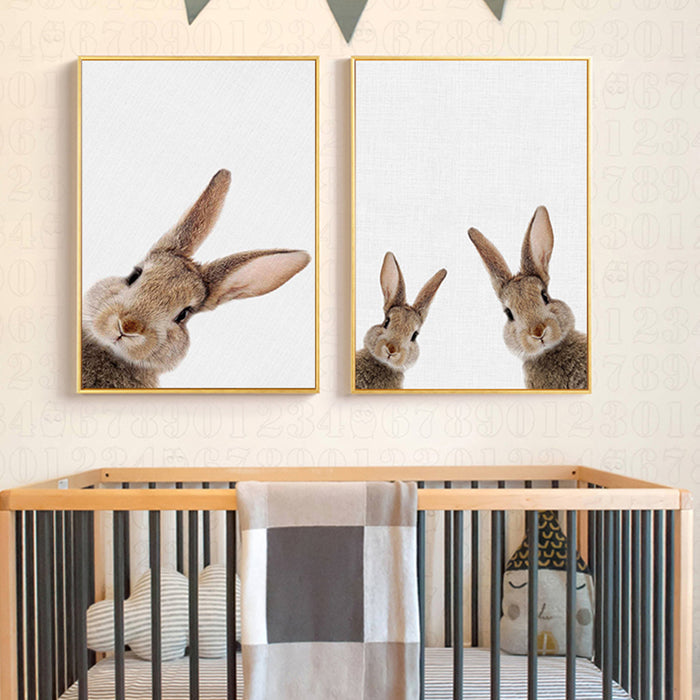 Little Rabbits Posters - Cozy Nursery