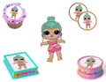 LOL Surprise Dolls Edible Image Frosting Sheet #30 (80+ sizes)