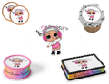LOL Surprise Dolls Edible Image Frosting Sheet #36 (80+ sizes)
