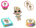 LOL Surprise Dolls Edible Image Frosting Sheet #43 (80+ sizes)