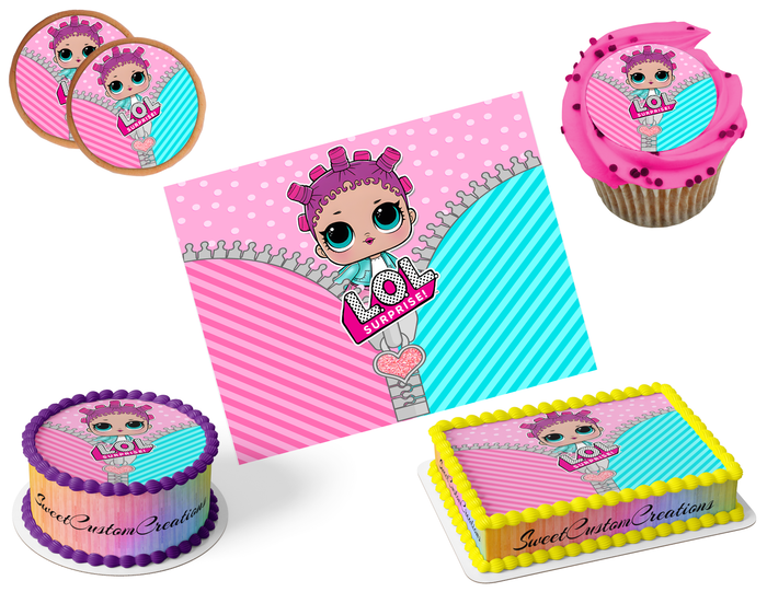LOL Surprise Dolls Edible Image Frosting Sheet #65 (80+ sizes)