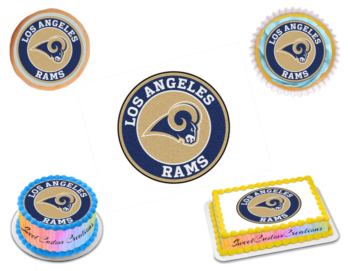 Los Angeles Rams Edible Image Frosting Sheet #2 (70+ sizes)