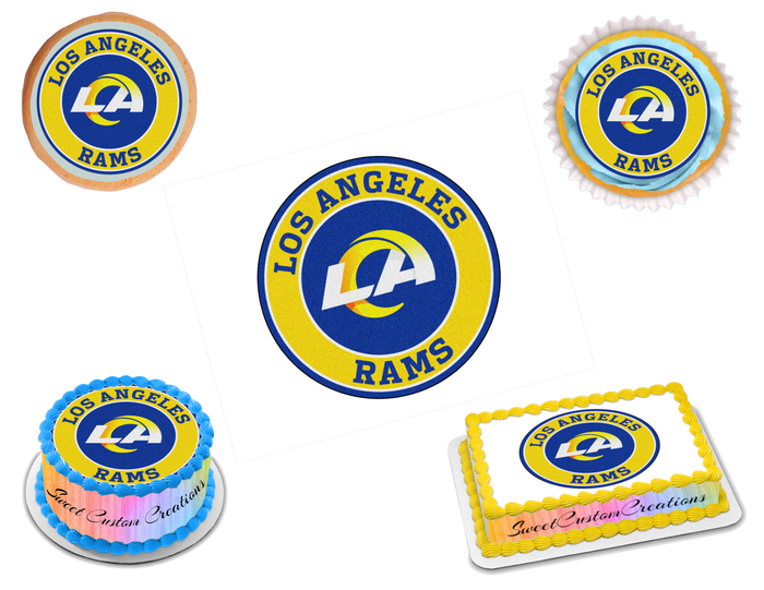 Los Angeles Rams Edible Image Frosting Sheet #8 (70+ sizes)