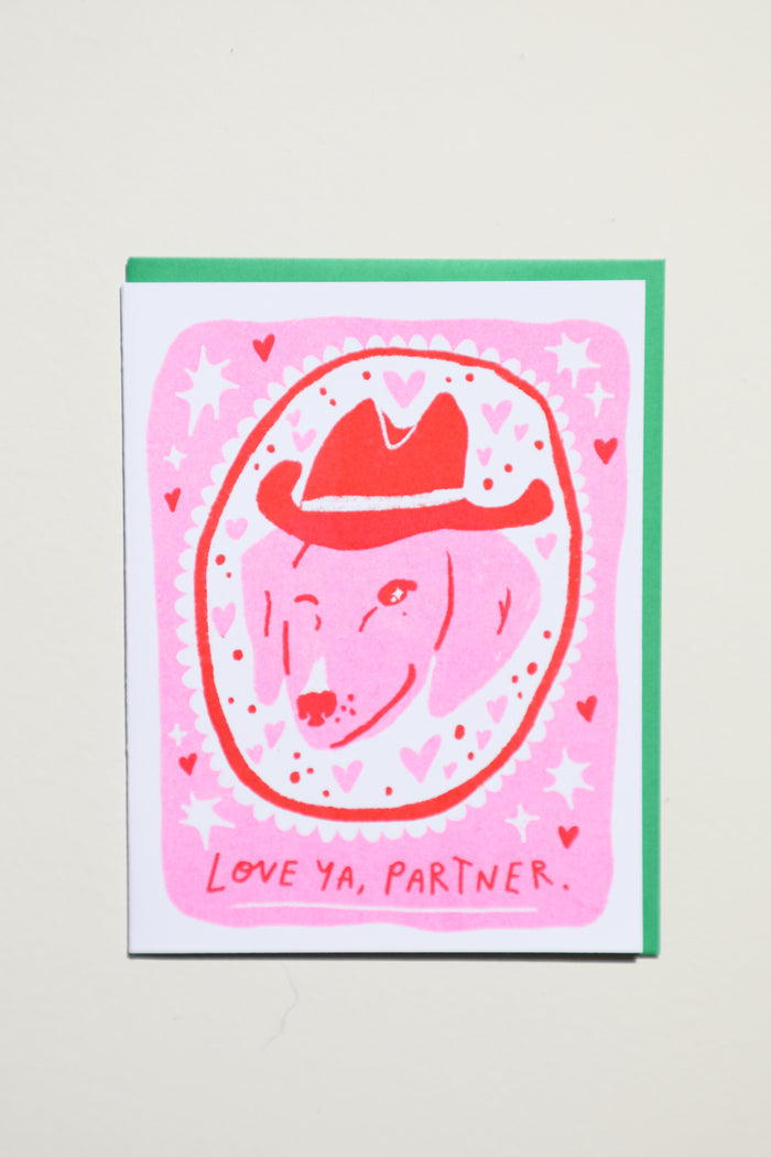 Love Ya Partner Greeting Card