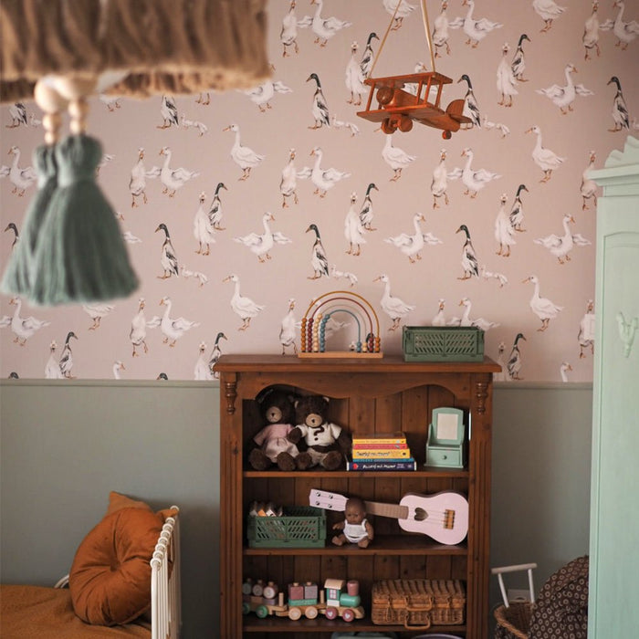 Mallard Ducks Wallpaper - Cozy Nursery