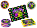 Mardi Gras Edible Image Frosting Sheet #1 (70+ sizes)