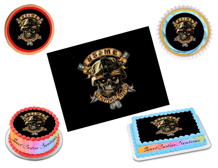Marine Corps Edible Image Frosting Sheet #11 (70+ sizes)