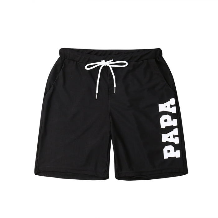 Matching Mom Dad Baby Swimsuit - Cozy Nursery