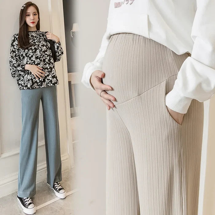 Maternity Thickened Belly Pants - Cozy Nursery