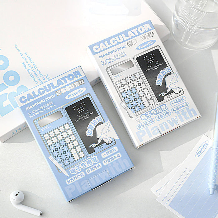 Math Mate – Dual Screen Calculator with One-Tap Erase Writing Pad