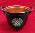 METAL SMUDGE POT/ CAULDRON