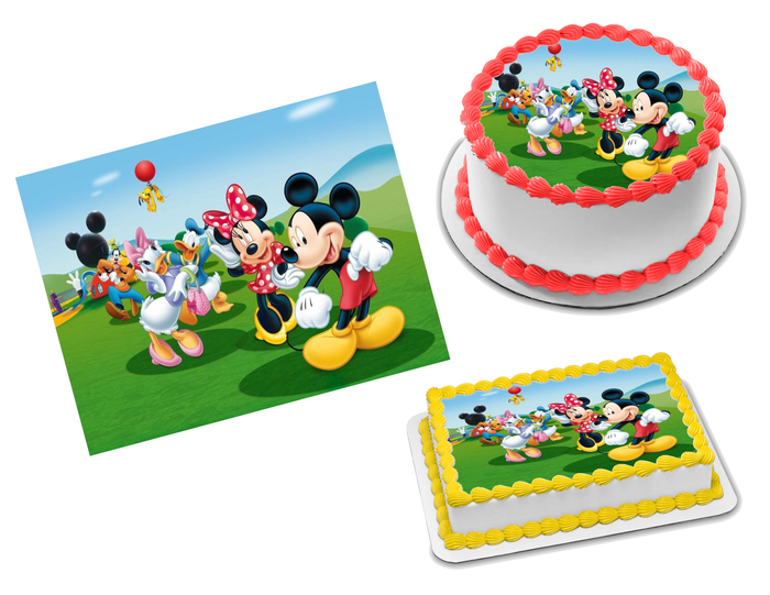 Mickey Mouse Clubhouse Edible Image Frosting Sheet #3 (80+ sizes)