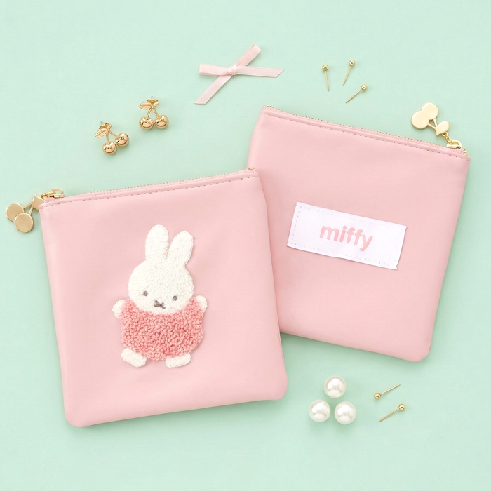 Miffy Embroidered Mini Pouch