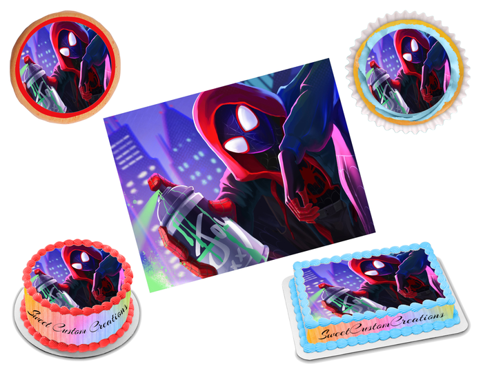 Miles Morales Edible Image Frosting Sheet #16 (70+ sizes)