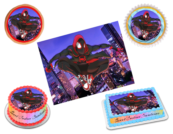 Miles Morales Edible Image Frosting Sheet #19 (70+ sizes)