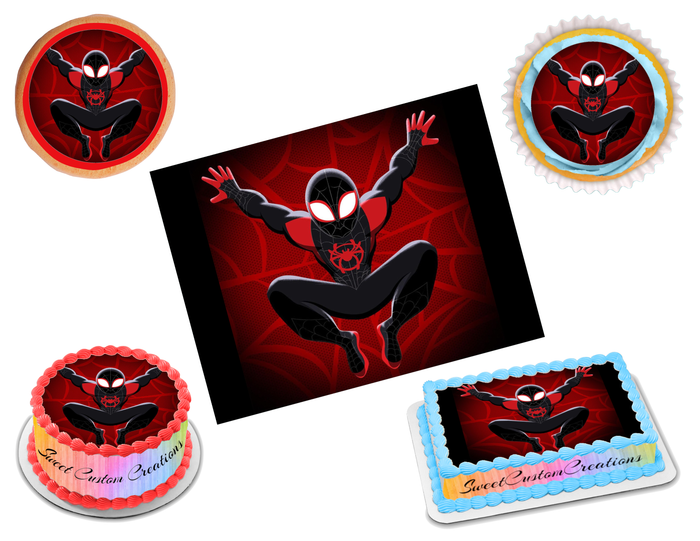 Miles Morales Edible Image Frosting Sheet #24 (70+ sizes)