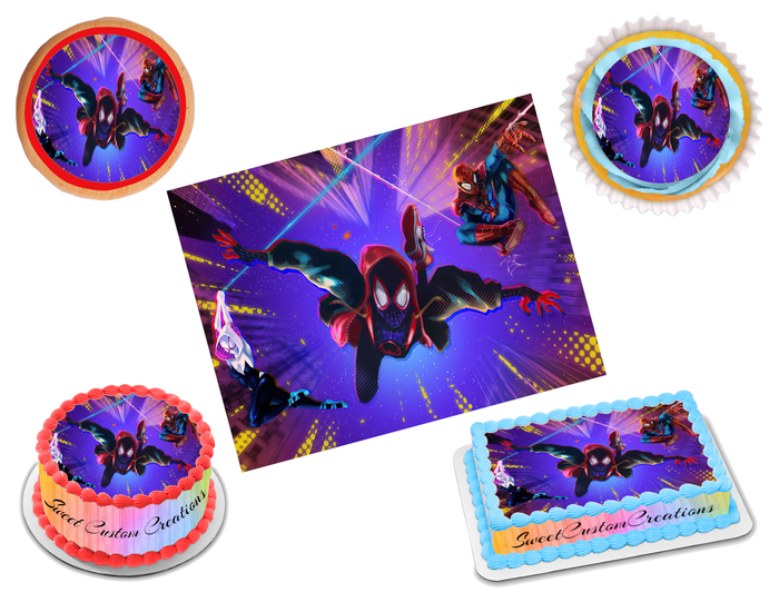 Miles Morales Edible Image Frosting Sheet #4 (70+ sizes)