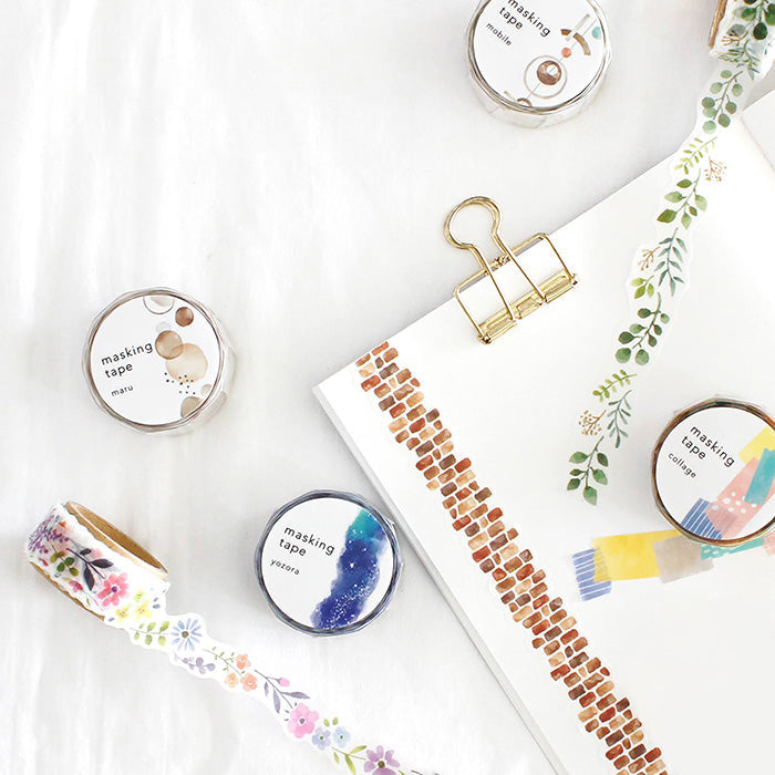 Mind Wave Die-Cut Masking Tape - Limited Edition - Yozora