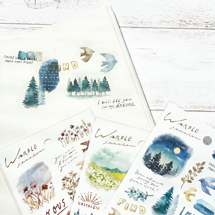 Mind Wave Warble Stickers