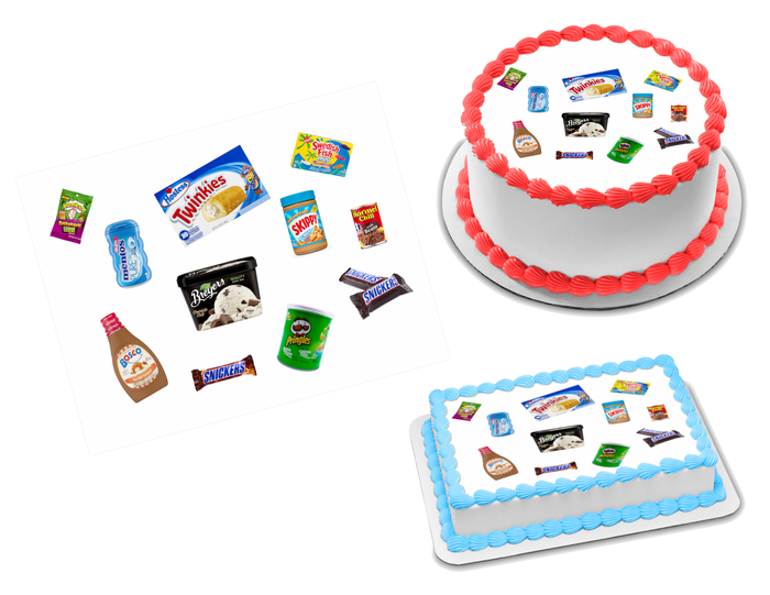 Mini Brands Edible Image Frosting Sheet #15 (70+ sizes)