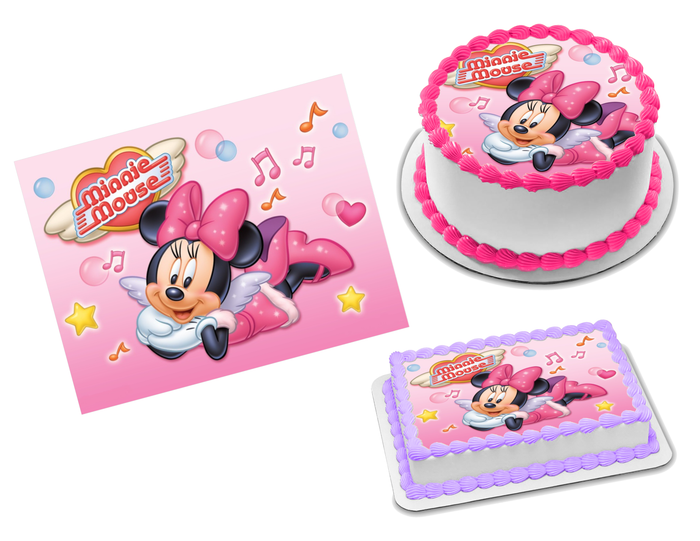 Minnie Mouse Edible Image Frosting Sheet #10 (70+ sizes)