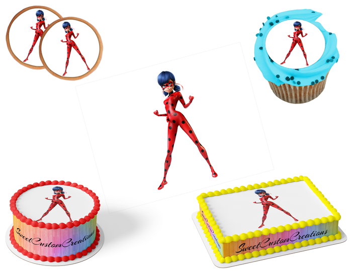 Miraculous Edible Image Frosting Sheet #30 (80+ sizes)