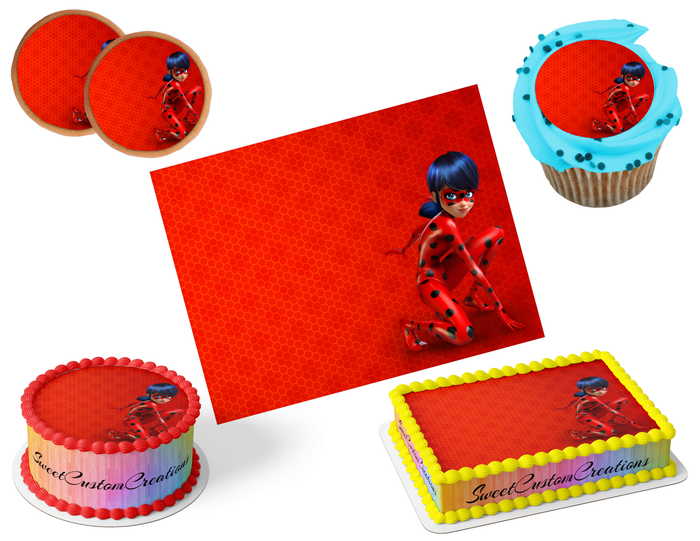 Miraculous Edible Image Frosting Sheet #36 (80+ sizes)