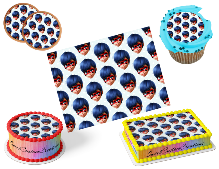 Miraculous Edible Image Frosting Sheet #50 (80+ sizes)